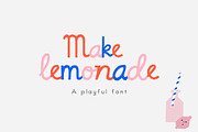 Make Lemonade Font