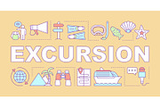 Excursion word concepts banner