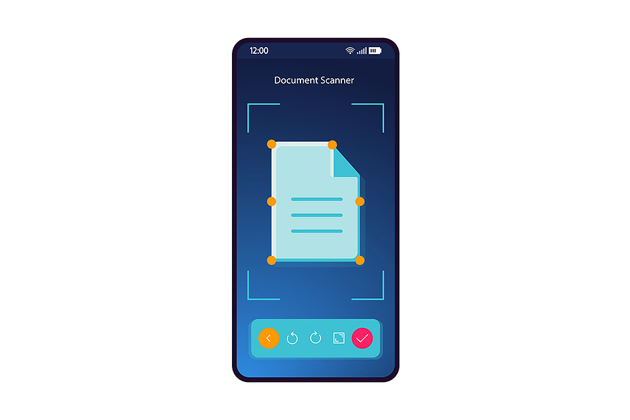 Document scanner interface in Mobile & Web Mockups - product preview 8