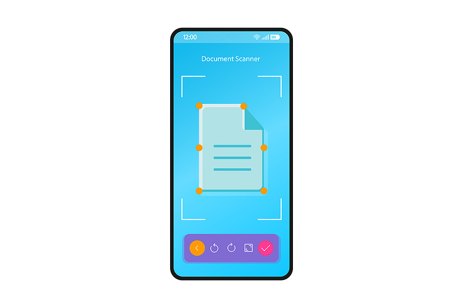 Document scanner interface in Mobile & Web Mockups - product preview 8