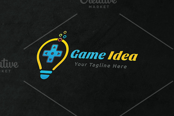 Game Idea Logo in Logo Templates - product preview 2