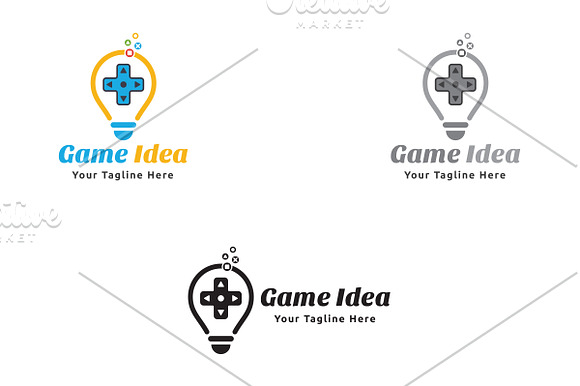 Game Idea Logo in Logo Templates - product preview 3