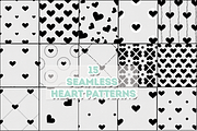15 Seamless Heart Patterns