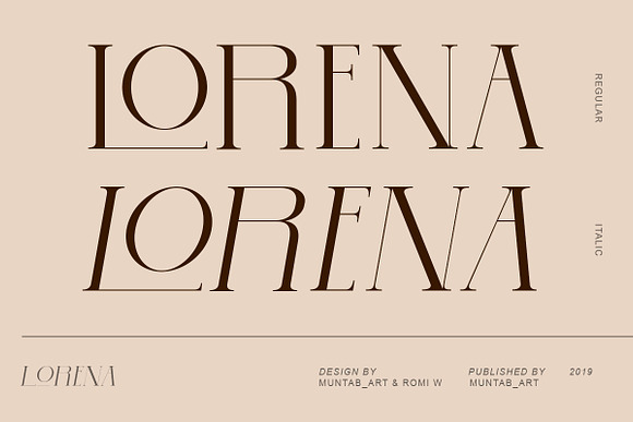 Lorena | Modern Serif Font in Serif Fonts - product preview 7