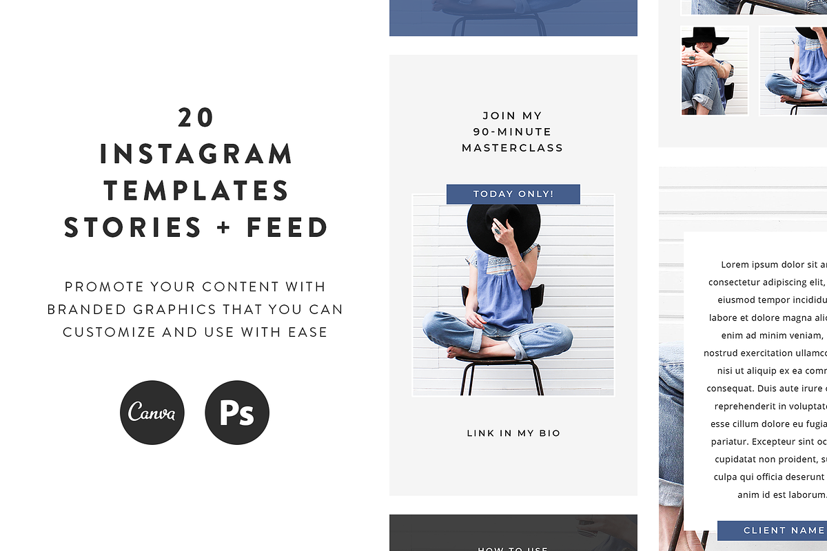 Ava Mae Instagram Templates in Instagram Templates - product preview 8