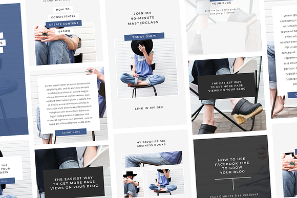 Ava Mae Instagram Templates in Instagram Templates - product preview 3
