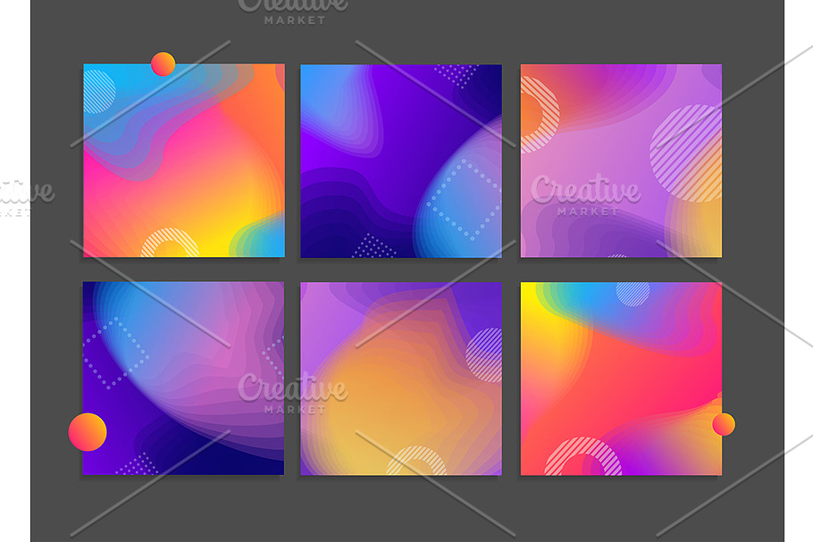 Abstract Modern Banner Card Set. in Illustrations - product preview 8