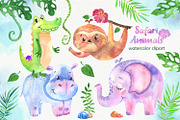 African animals clip art "Safari"