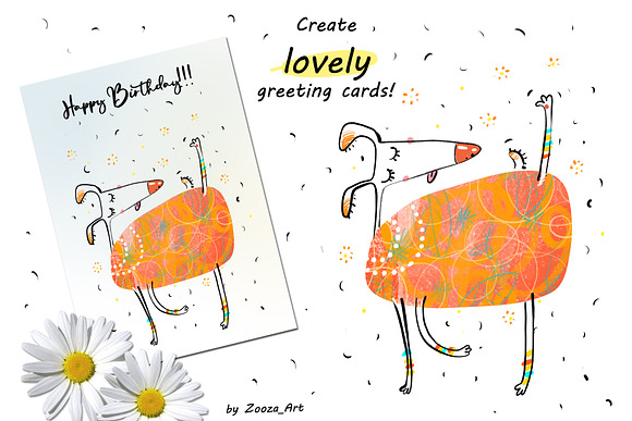 Yoga Dogs - 6 illustrations in Illustrations - product preview 4