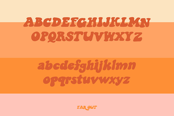 Far Out! - A Groovy Typeface