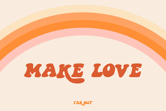 Far Out! - A Groovy Typeface in Serif Fonts - product preview 2