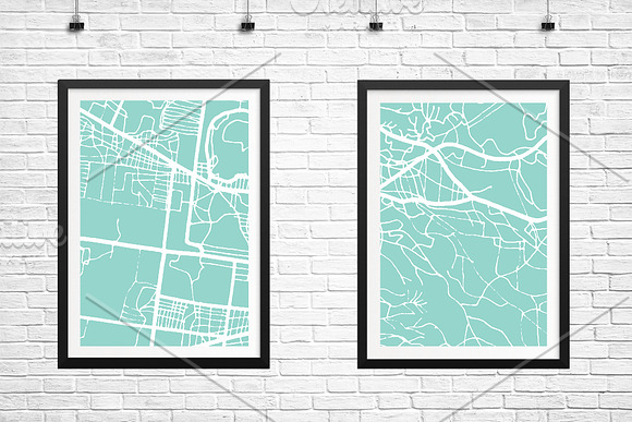 Montreuil France City Map in Retro in Illustrations - product preview 4