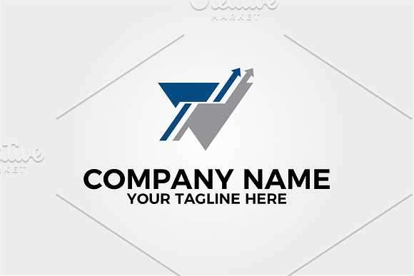 Letter V Logo | Arrow | Business in Logo Templates - product preview 2