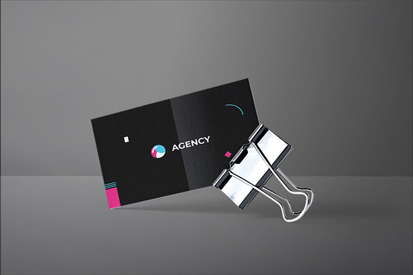 Creative Agency Business Card in Business Card Templates - product preview 2