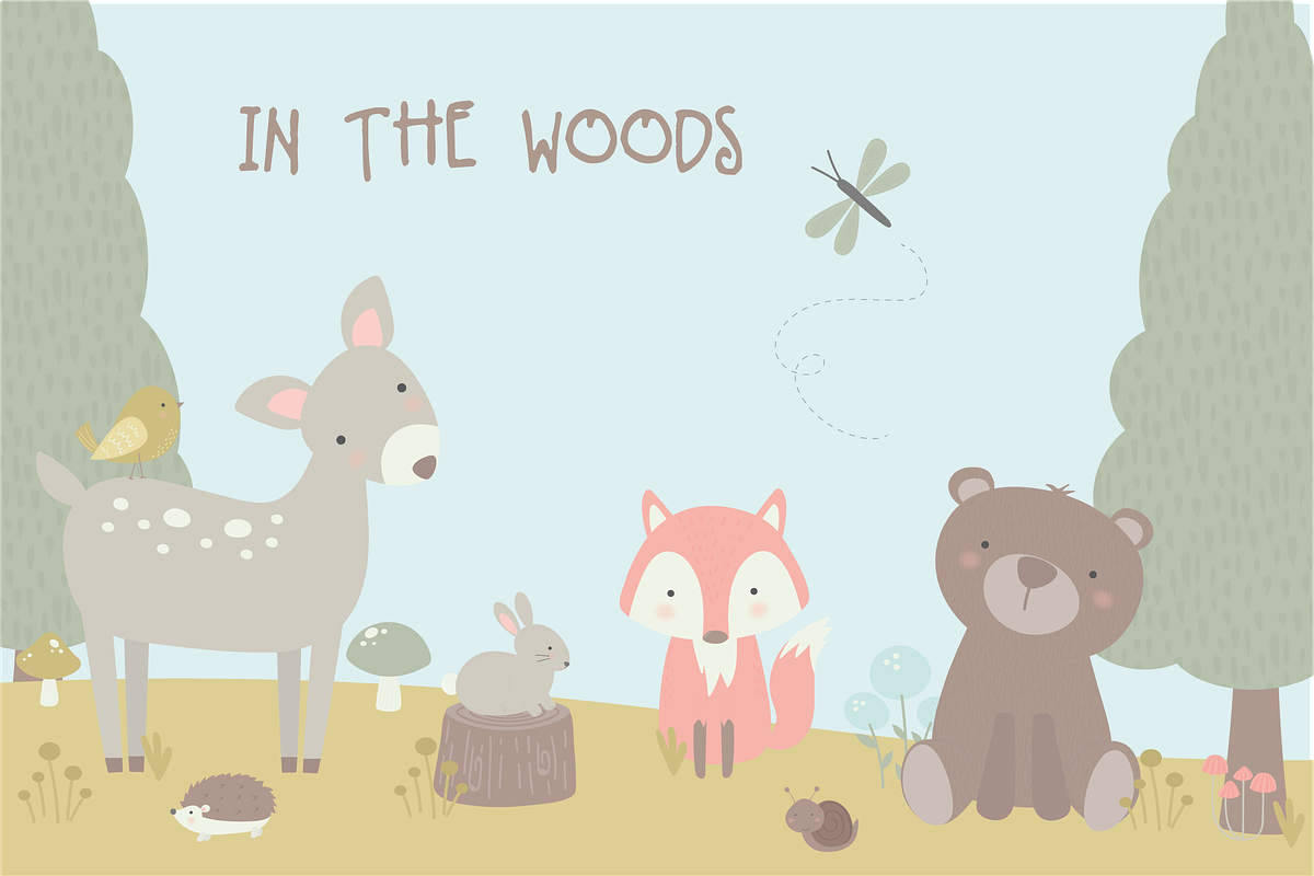 In the Woods in Illustrations - product preview 8
