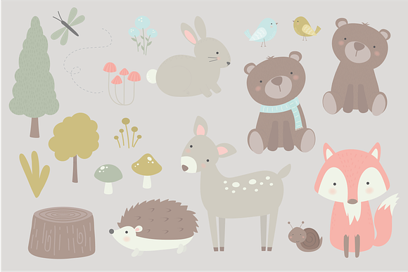 In the Woods in Illustrations - product preview 1