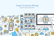 Cryptocurrency mining banner