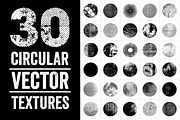 30 Circular Vector Textures