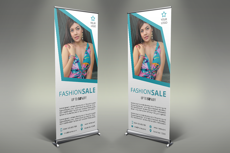 Women's Clothing - Roll Up Banner
