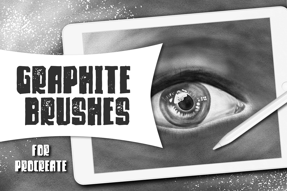 Graphite Brushes for Procreate in Photoshop Brushes - product preview 8