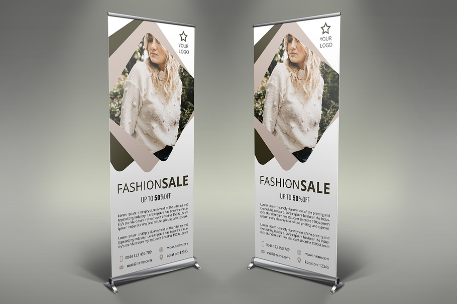 Women's Clothing - Roll Up Banner