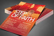 Step of Faith Church Flyer Template