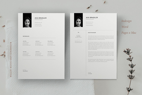 Resume / Cv / Ava in Resume Templates - product preview 5