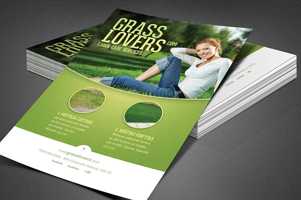 Grass Lovers Corporate Flyer