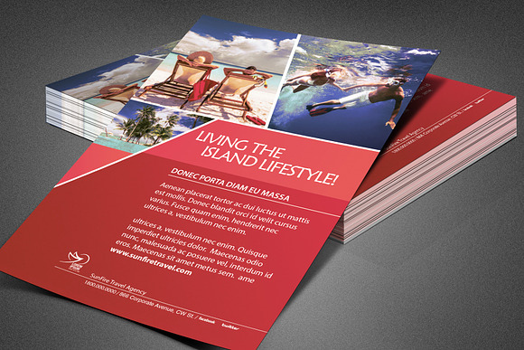 Island Lifestyle Vacation Flyer in Flyer Templates - product preview 2