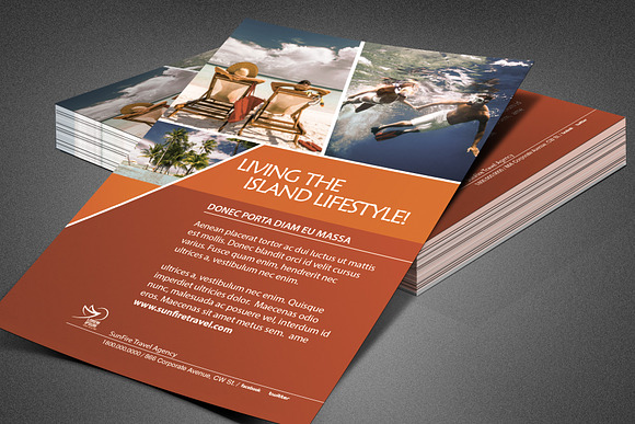 Island Lifestyle Vacation Flyer in Flyer Templates - product preview 4