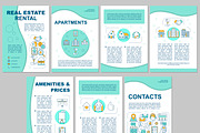 Real estate rental brochure template