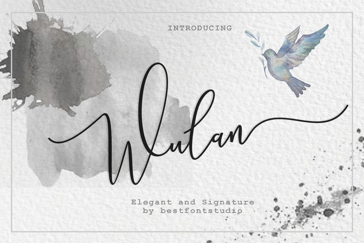Wulan Script 4 Style in Script Fonts - product preview 8