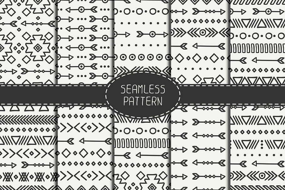 10 Ethnic Seamless Patterns in Patterns - product preview 8