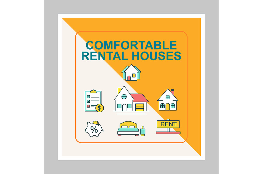 Comfortable rental houses mockup in Social Media Templates - product preview 8
