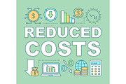 Reduced cost word concepts banner