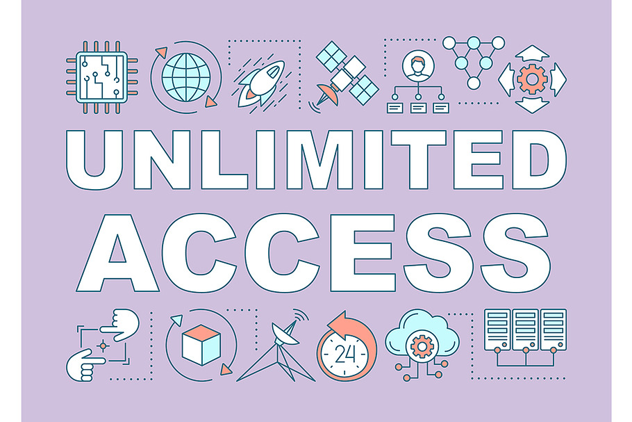 Unlimited access banner in Web Elements - product preview 8
