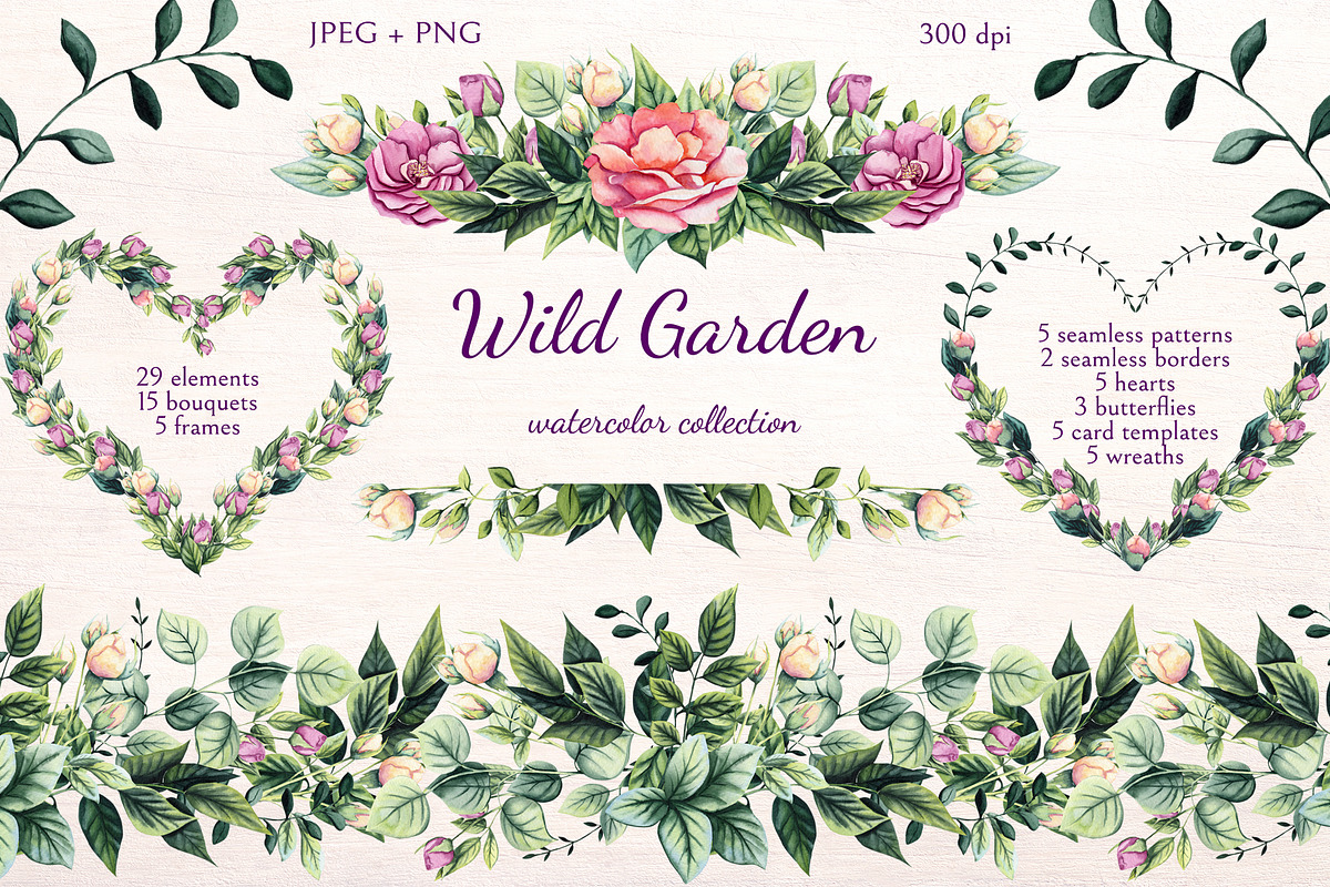 Wild Garden in Illustrations - product preview 8