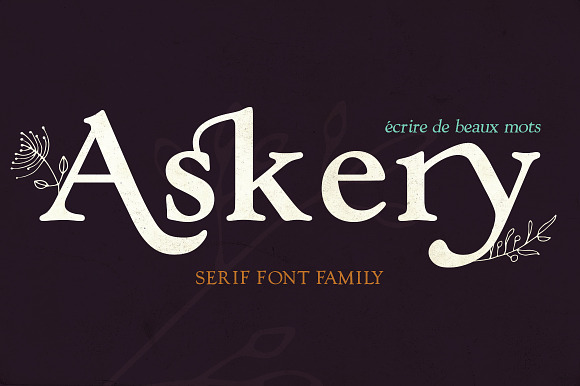 Askery Font Family in Display Fonts - product preview 6