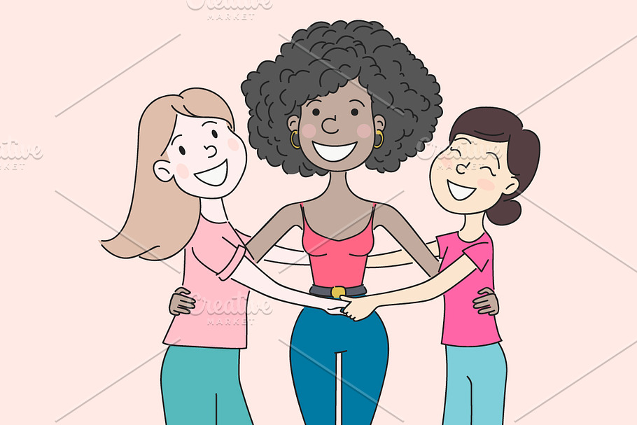 Happy women. in Illustrations - product preview 8