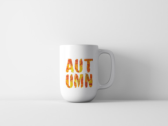 Autumn Leaves Alphabet [Vector] in Symbol Fonts - product preview 3