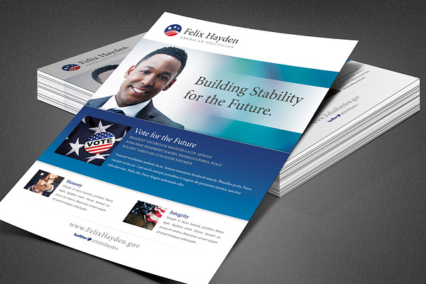 Building Stability Political Flyer