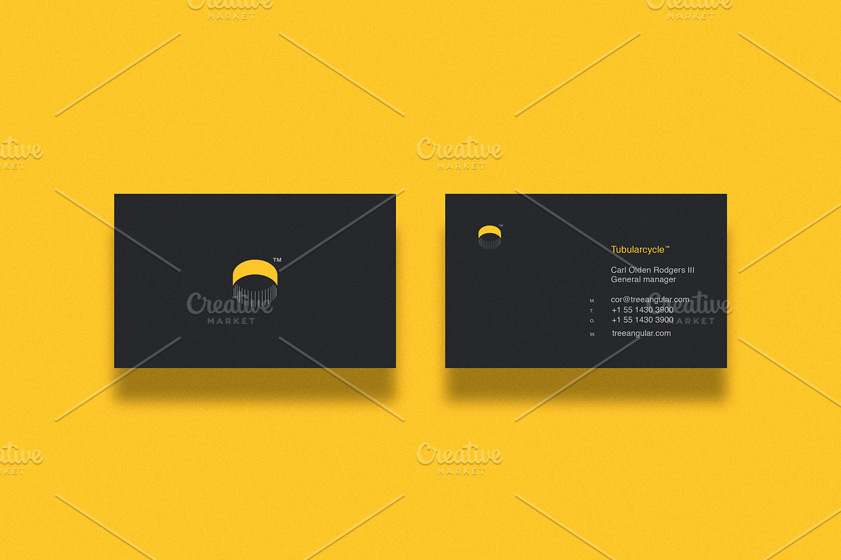 Business cards template Tubularcycle in Business Card Templates - product preview 8