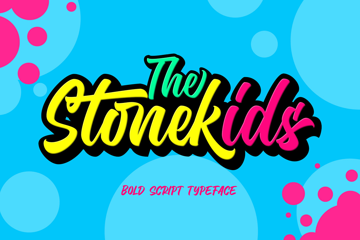 Stonekids - Layered Script in Script Fonts - product preview 8