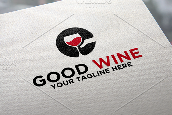 Good Wine | Letter E Logo