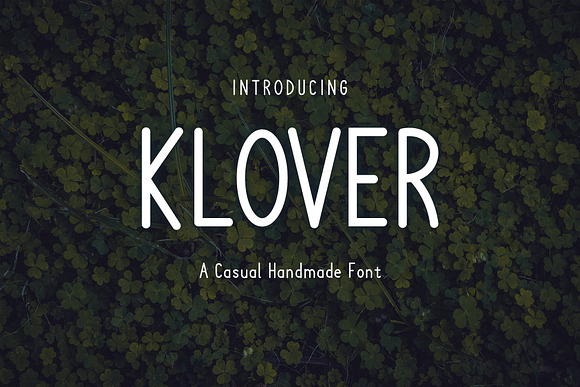 Klover - Casual Handmade Font in Display Fonts - product preview 10