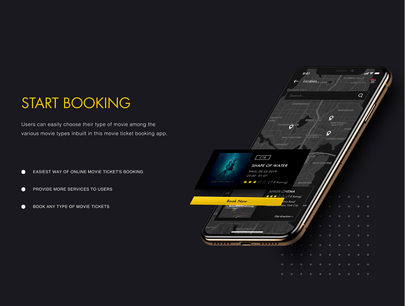ANKER - cinema booking app UI kit in UI Kits and Libraries - product preview 1