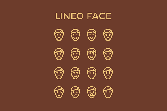 Lineo Face in Graphics - product preview 1