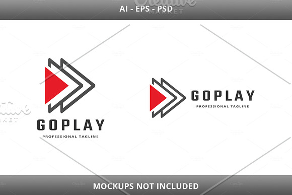 Go Play Logo in Logo Templates - product preview 3