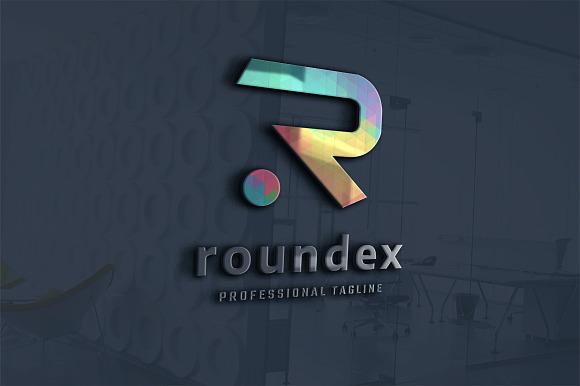 Roundex Letter R Logo in Logo Templates - product preview 1