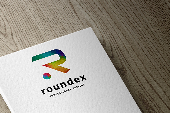 Roundex Letter R Logo in Logo Templates - product preview 2
